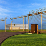 Linear VS-GSLG Variable Speed Slide Gate Operator, Installed | Elitegates.net