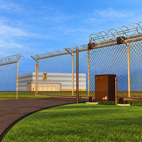 Linear VS-GSLG Variable Speed Slide Gate Operator, Installed | Elitegates.net
