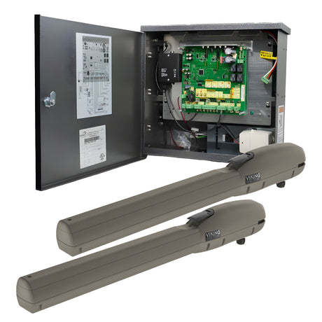 Viking Access E-4 Dual Swing Gate Opener, shown with control board