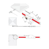 Doorking 1601-384 Folding Kit For Wood Arm, installation how-to