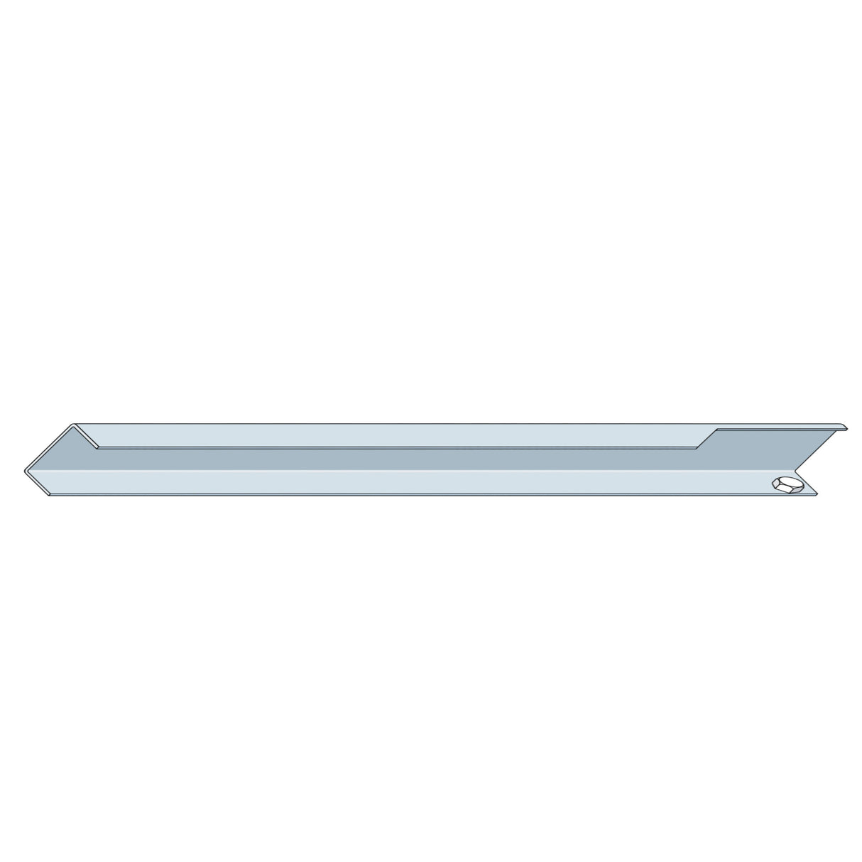 Doorking 1150-125 Riel izquierdo, 11 pies