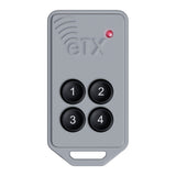 AES e-TX Key Fob Remote 4-Button 433 MHz | Elitegates.net