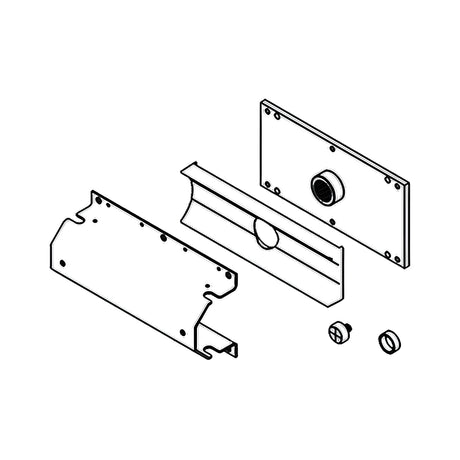 FAAC 63000087 S Arm Bracket for B680H Barrier Gate, illustration