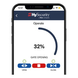 HySecurity SlideDriver II (showing app)