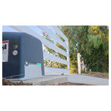 Linear Juno Slide Gate Operator - Compact & Solar Ready, shown with a gate