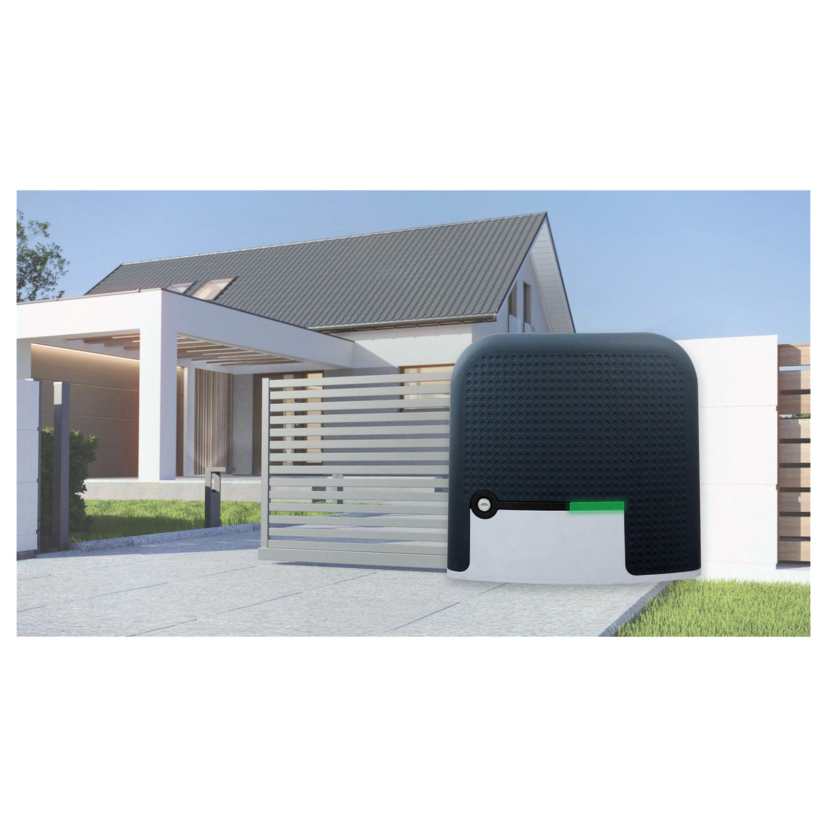 Compact Gate Linear Juno Slide Gate Operator - Compact & Solar Ready | Elitegates ...
