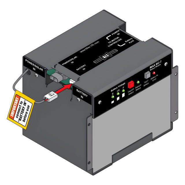Maximum Controls Replacement BC-7 Battery Module | Elitegates.net