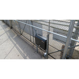 HySecurity SlideSmart Slide Gate Opener (shown on chainlink gate - view from the top)