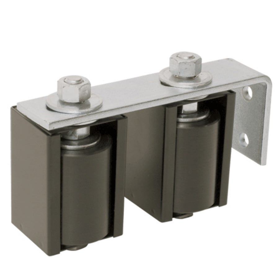 Doorking 1204-122 Dual Guarded Guide Rollers (3")