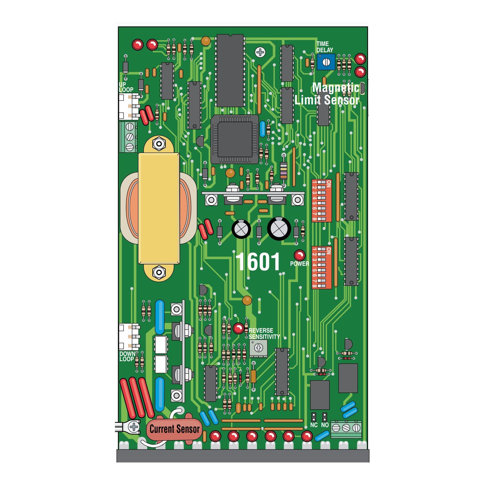 Doorking 1601 010 Circuit Board Elite Gates