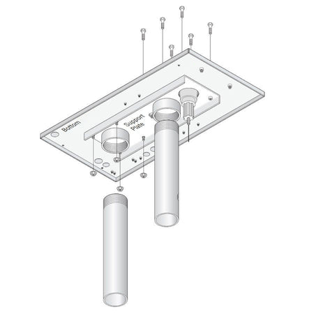 Swing Gate Mounting Brackets for Posts, Columns & Arms | EliteGates.net ...