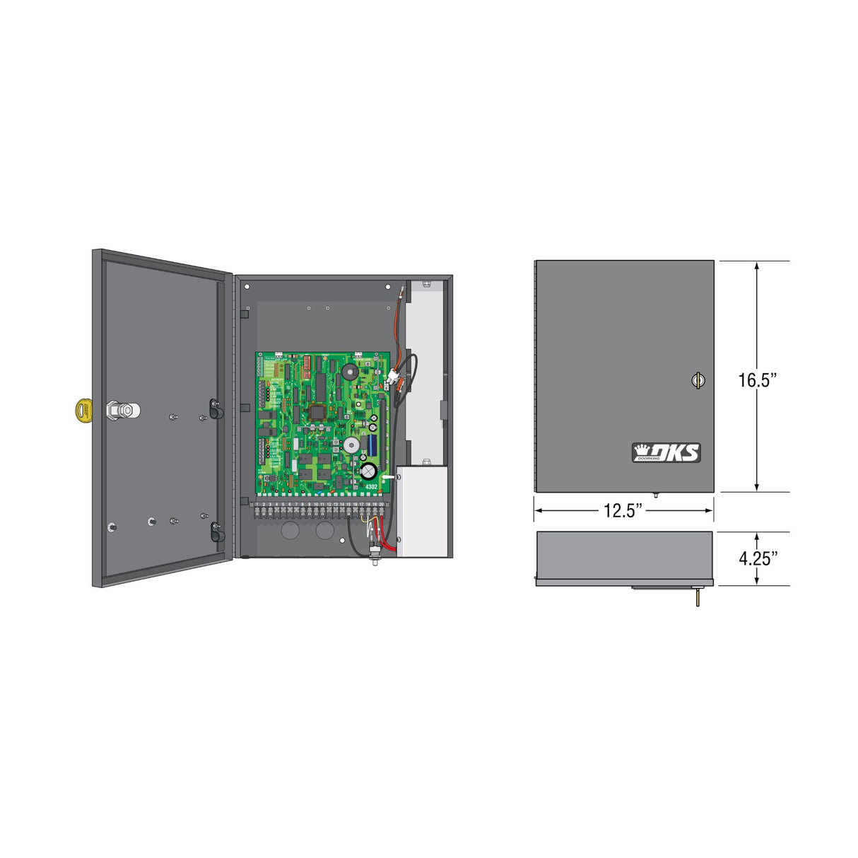 Doorking 4302-311 illustration