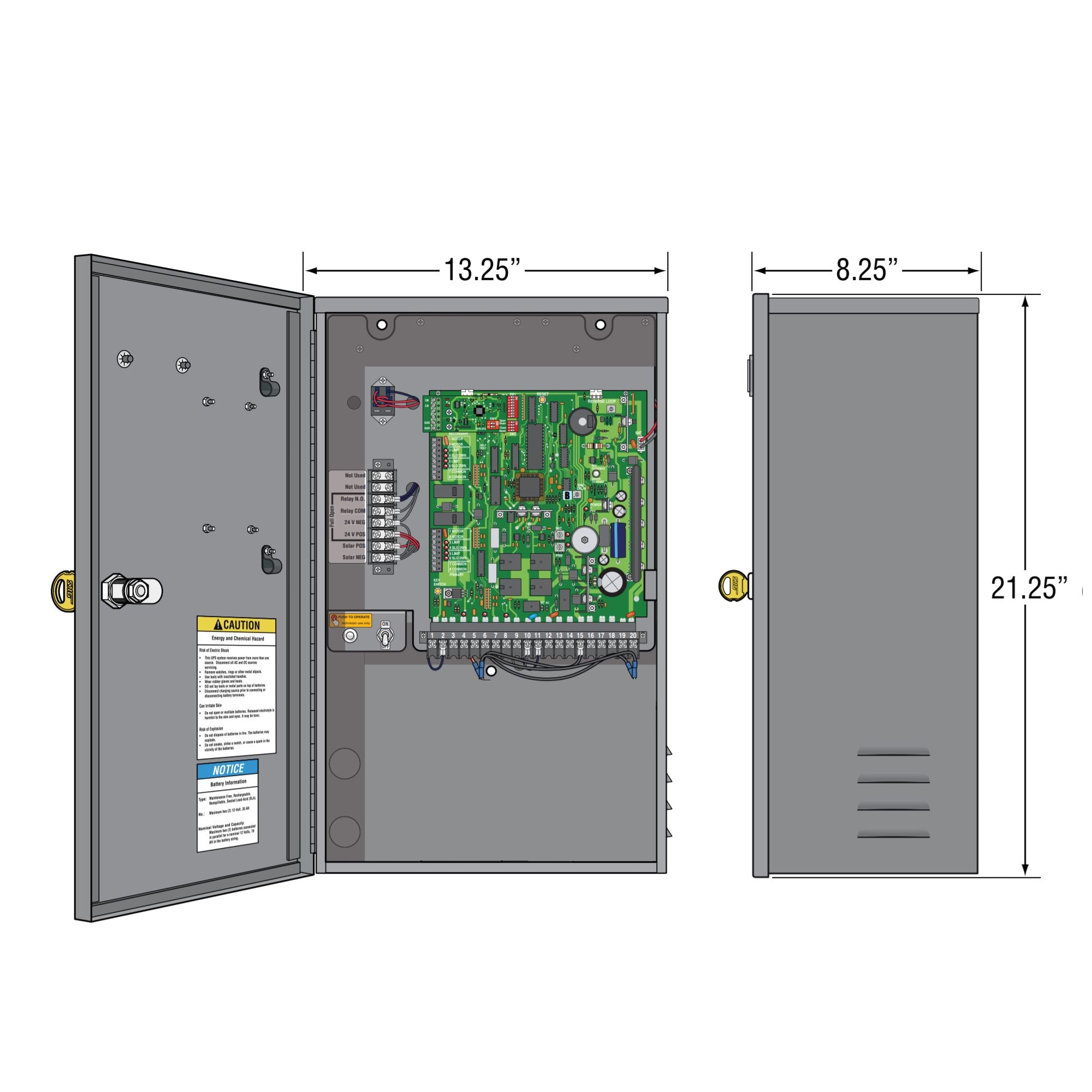 Doorking 4302-313 Solar Control Box (24V) – Elite Gates