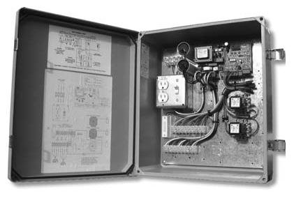 FAAC 455D Circuit Board With Electrical Box