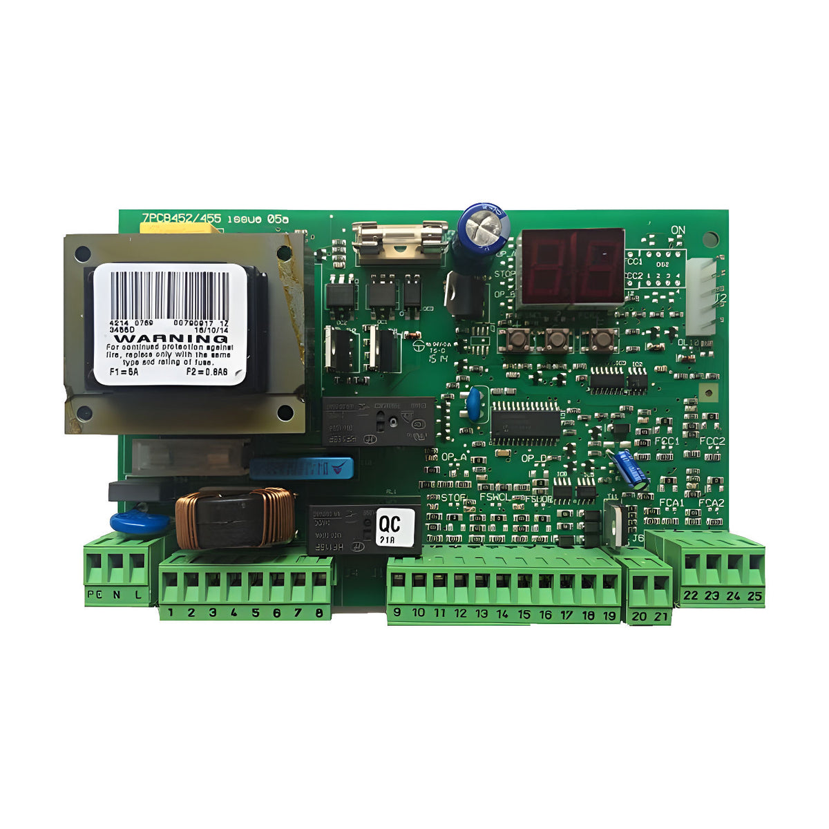 Faac Gate Control Module FAAC 455D Control Board - 230 VAC (UL) | Elitegates.net – Elite Gates