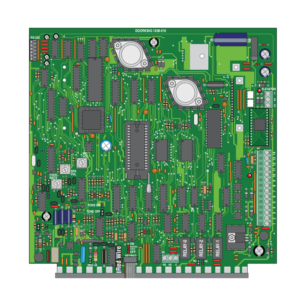 Doorking 1838-010 Replacement Circuit Board