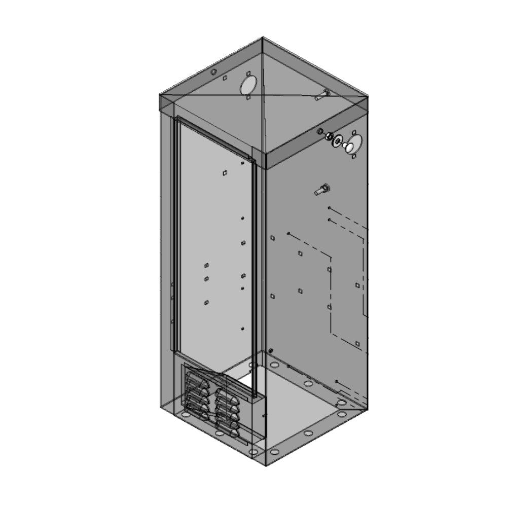 Doorking 1601-100 Carcasa para brazo de barrera 1601