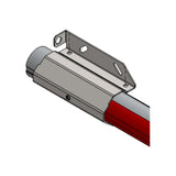 Doorking 1601-280 Aluminum Arm Bracket, shown with arm