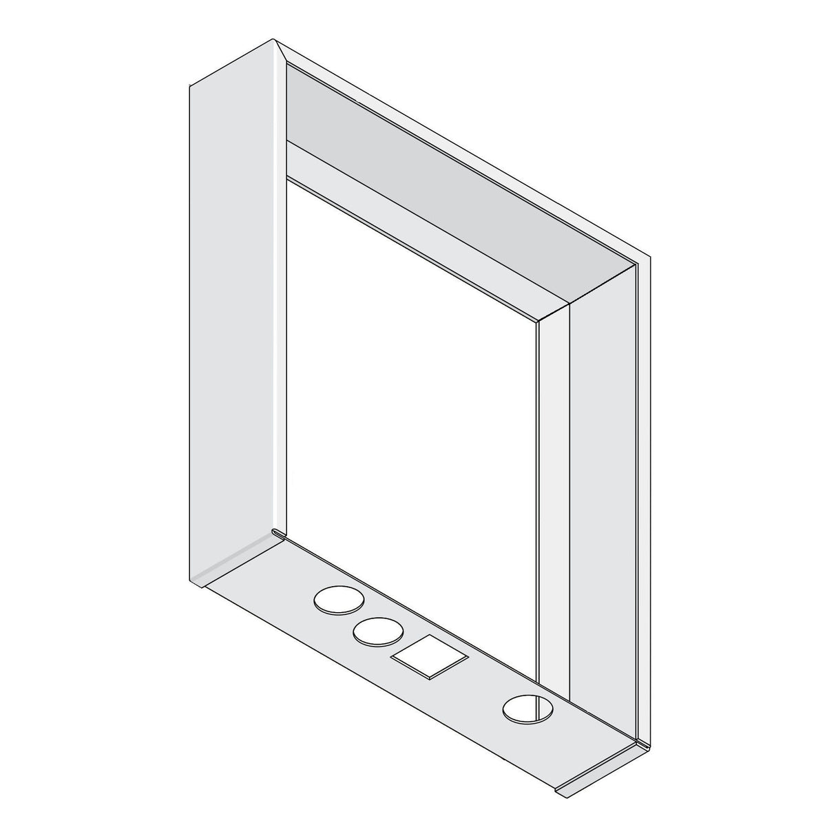 Doorking 1814-152 Flush To Surface Mounting Kit