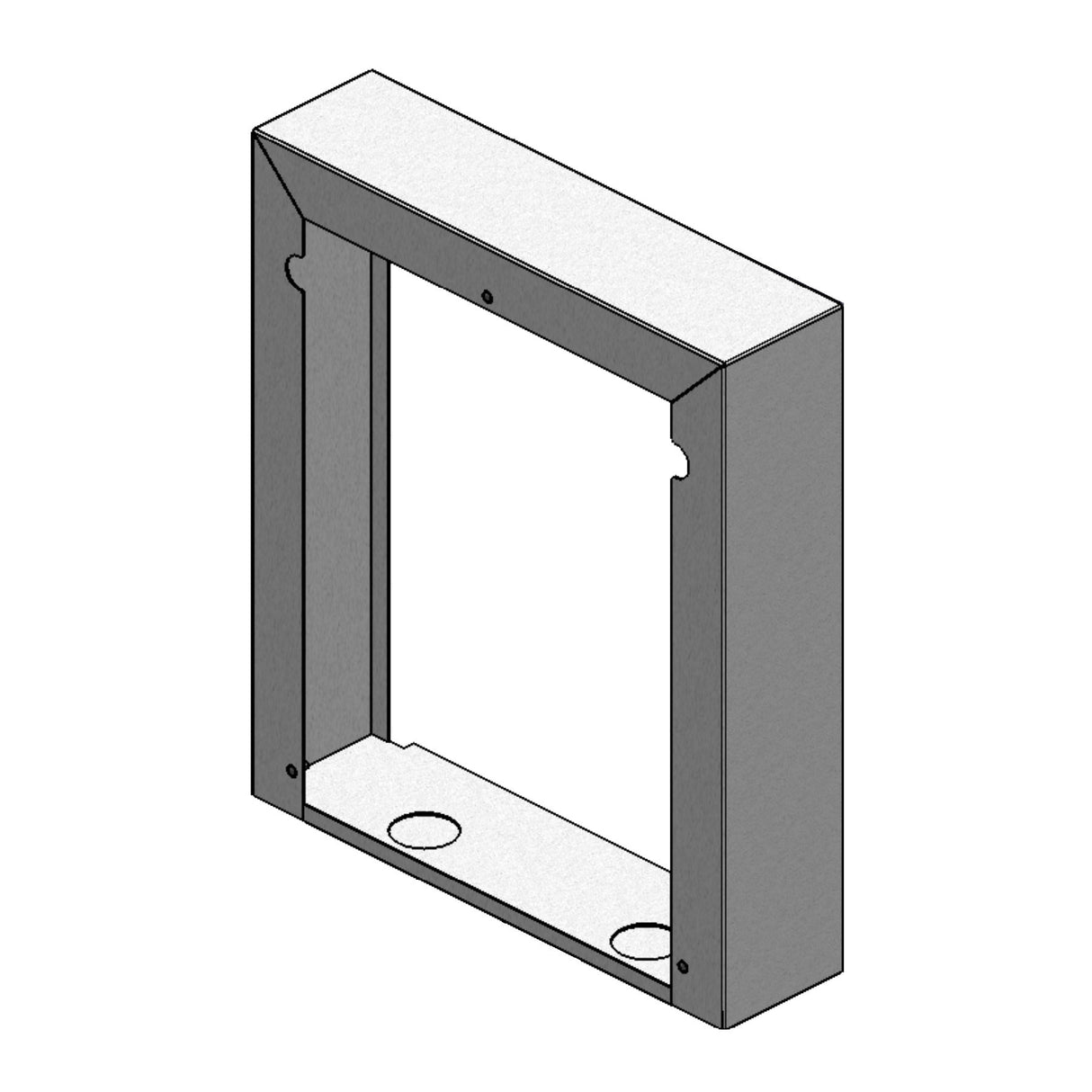 Doorking 1814-167 Frame Surface Stainless