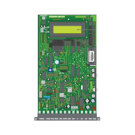 Doorking 1862-010 circuit board illustration