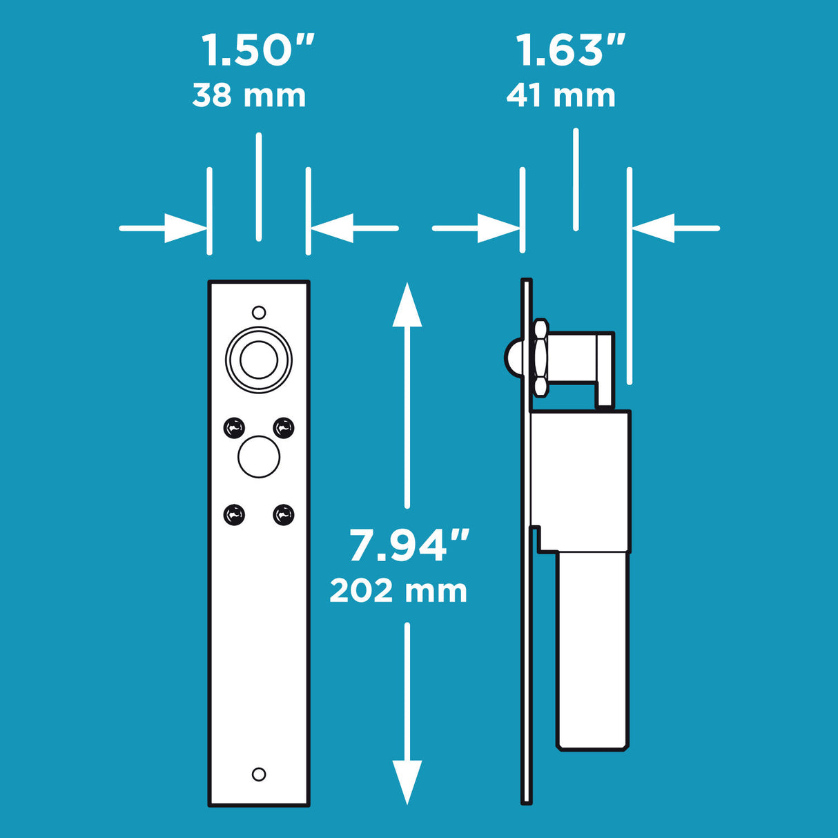 Cerradura eléctrica Doorking DKEB-M-1