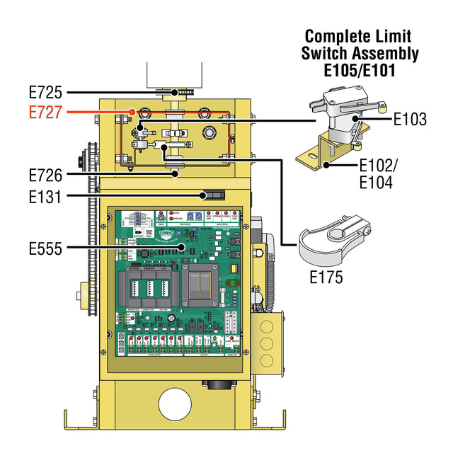 Eagle E727 Limit Box for Eagle 100 and 200 Gate Operators | Elitegates.net