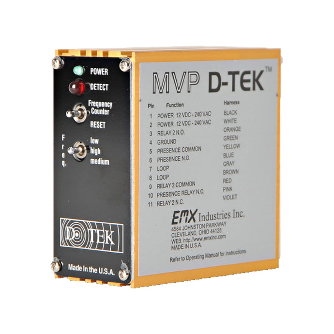 Detector de bucle EMX MVP D-TEK