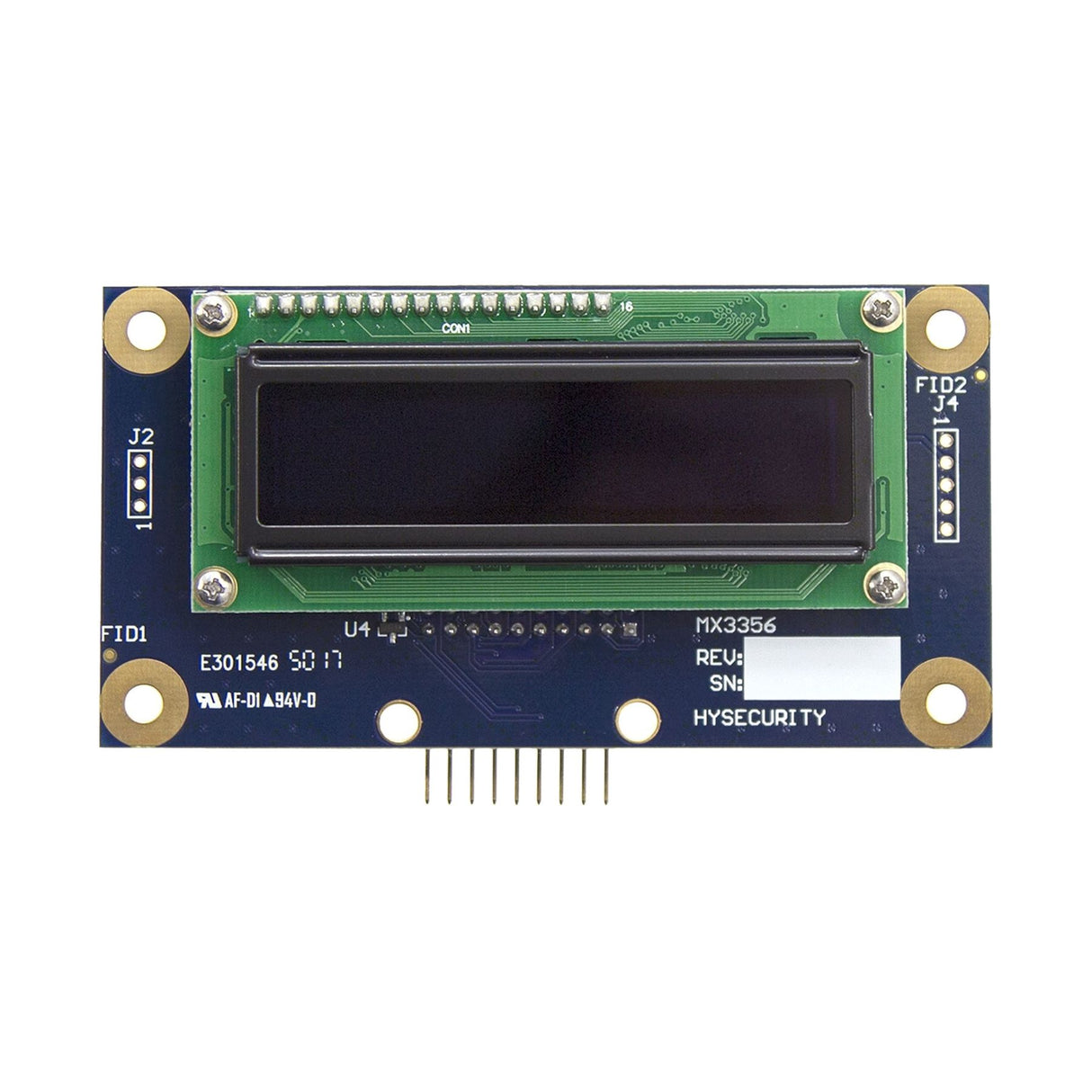 HySecurity MX3356 Board Display