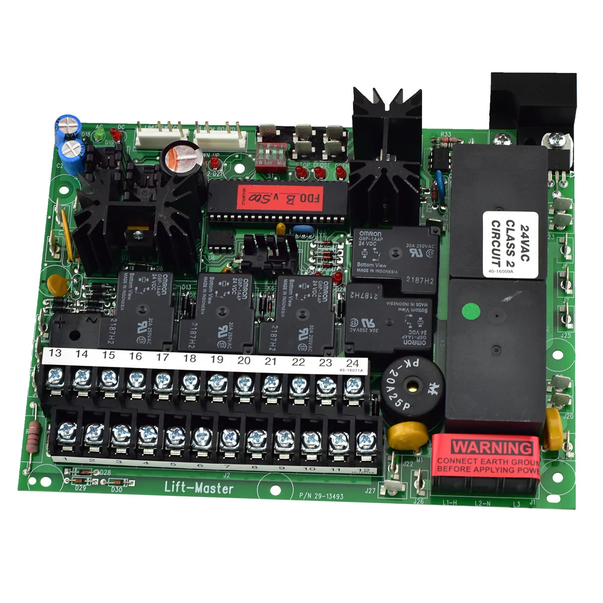 Liftmaster K79-13493B-500 Logic Board Assembly, FDO, LMPLC, 500 CHIP