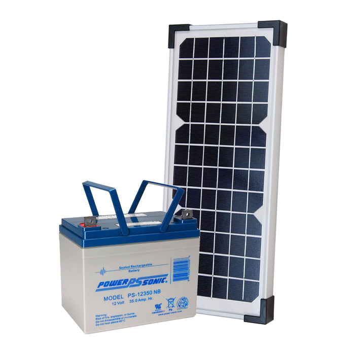 LIFTMASTER 20W33A SOLAR KIT WITH A LARGE BATTERY