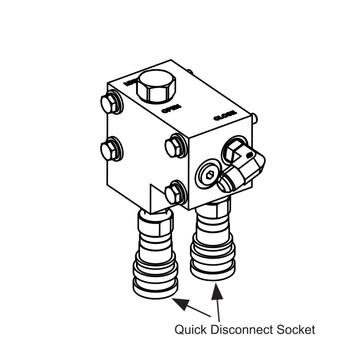 HySecurity MX000202 Quick Disconnect illustration