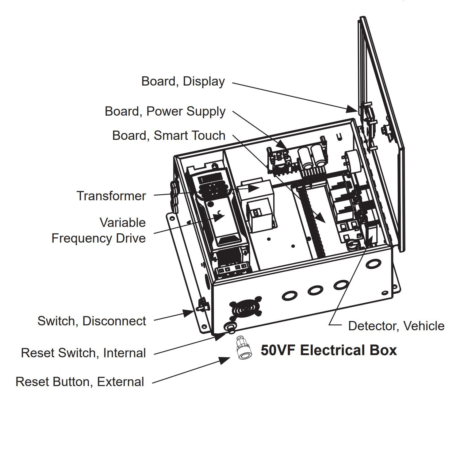 HySecurity MX000715 Disconnect Switch 3-Pole | Elitegates.net