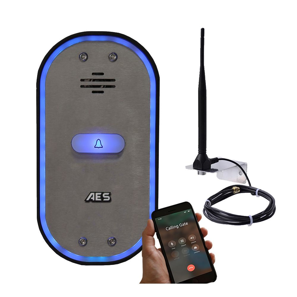 AES PRIME7-ARC-RS-US Stainless Wall Mount Cellular Intercom