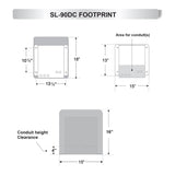 Control deslizante All-O-Matic SL-90 DC con pedal (venta por tiempo limitado)