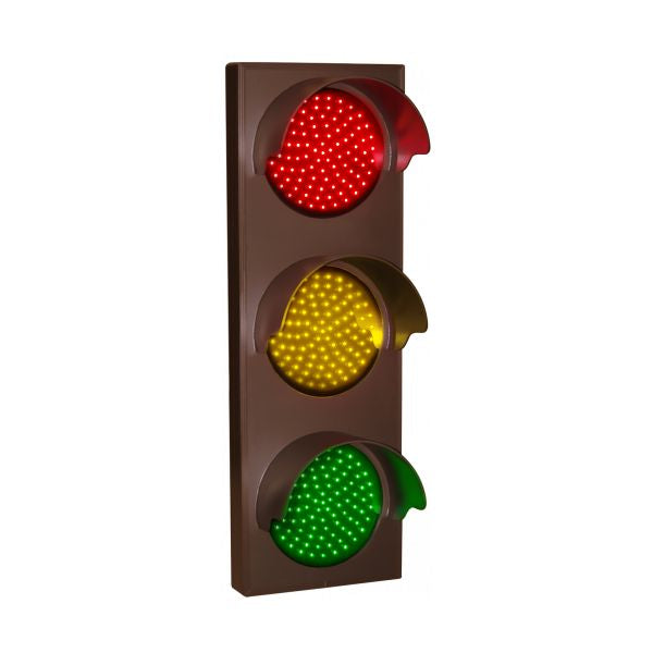 Signal Tech 30842 Vertical Traffic Light LED Red-Amber-Green (12-24 VDC)