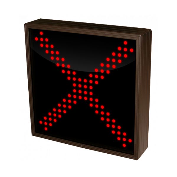 Signal-Tech LED Red “X” Lane Closure Sign (120-277 VAC