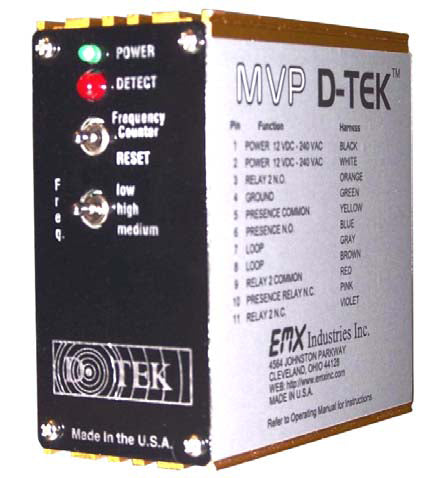 Detector de bucle EMX MVP D-TEK